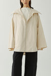 SWAYINGKNIT Oversized trench coat SW22AW1T95 warm white